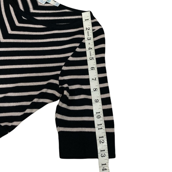 Boden Amelia Striped Fit & Flare Skater Wool Blend Knit Dress Women Sz 4L UK 8L - Picture 7 of 9